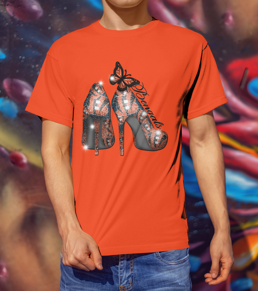 Bengals High Heels Butterfly T-Shirt