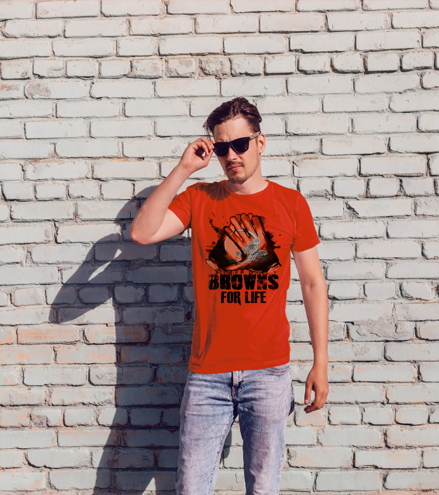 Browns For Life Cleveland Browns T-Shirt