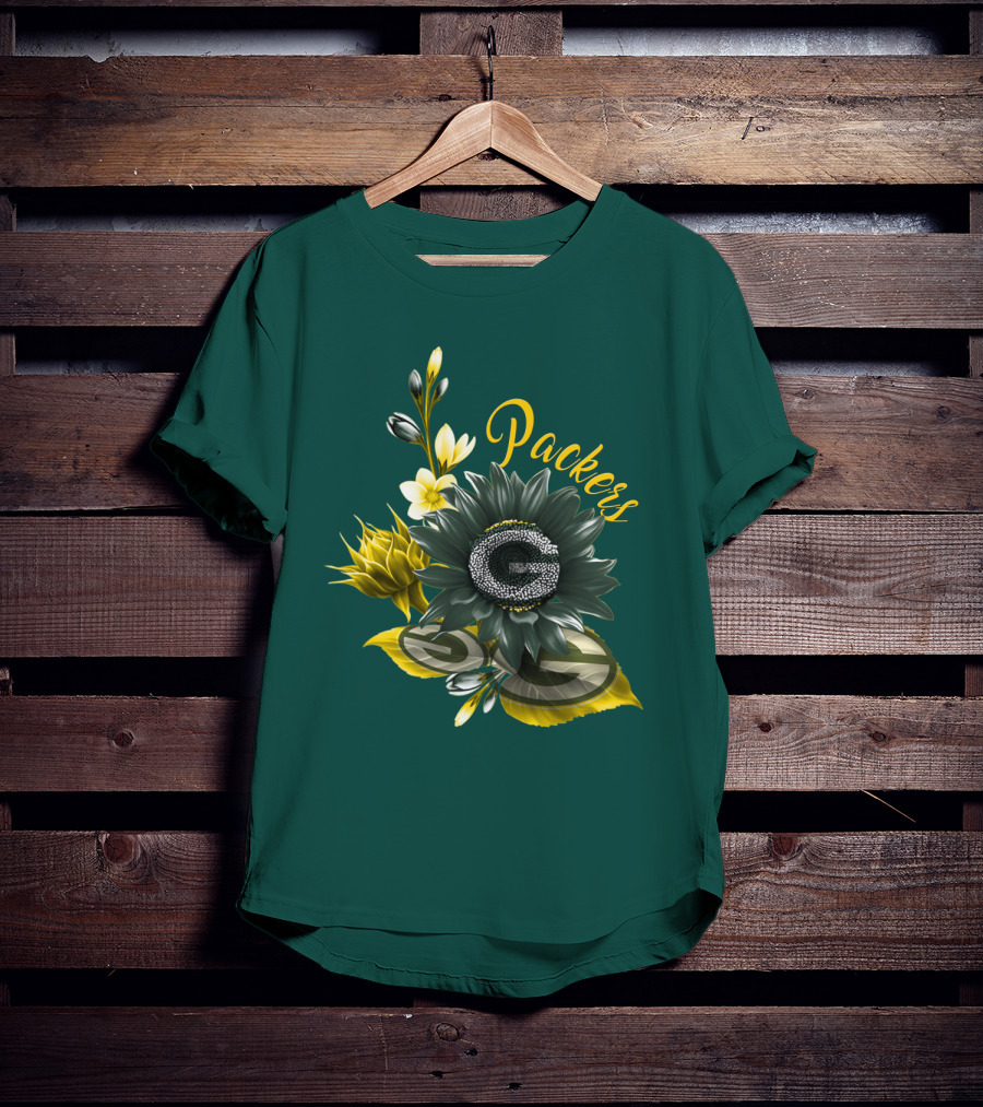 Packers G Floral Green Bay Packers T-Shirt