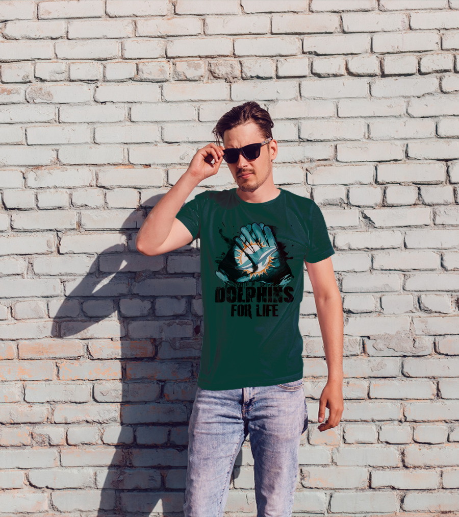 Dolphins For Life Miami Dolphins T-Shirt