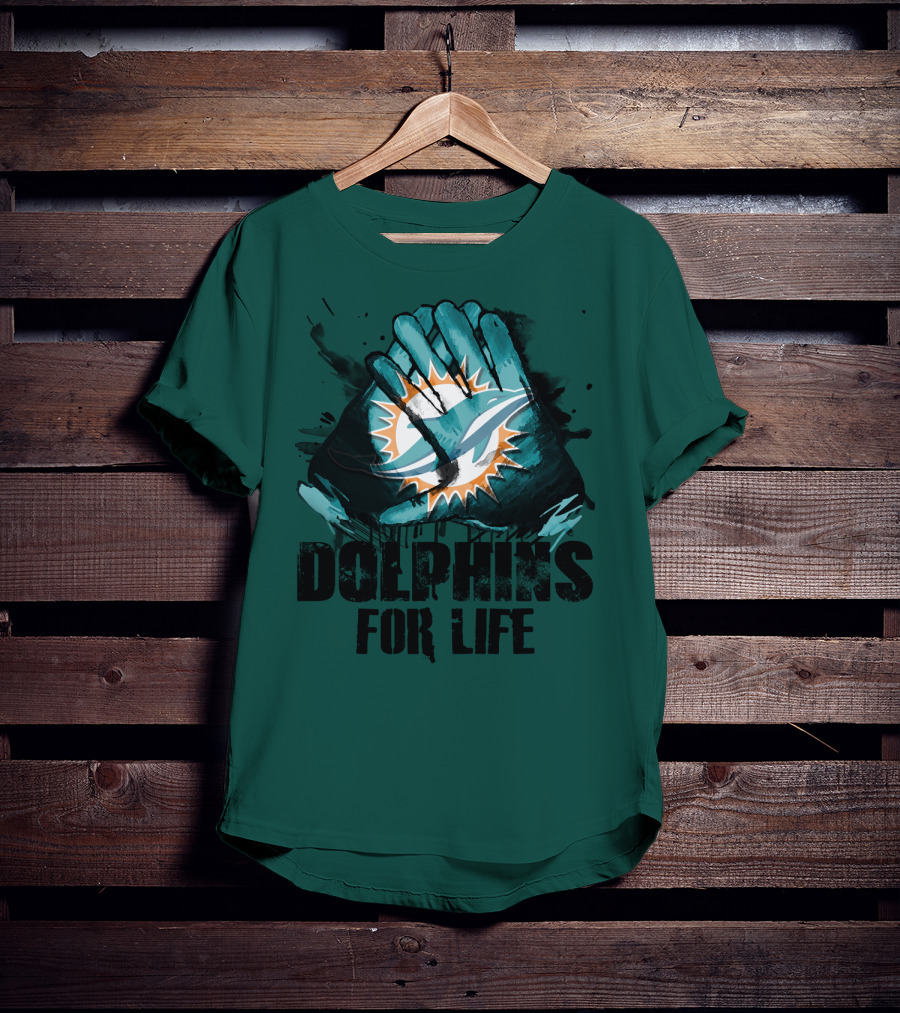 Dolphins For Life Miami Dolphins T-Shirt
