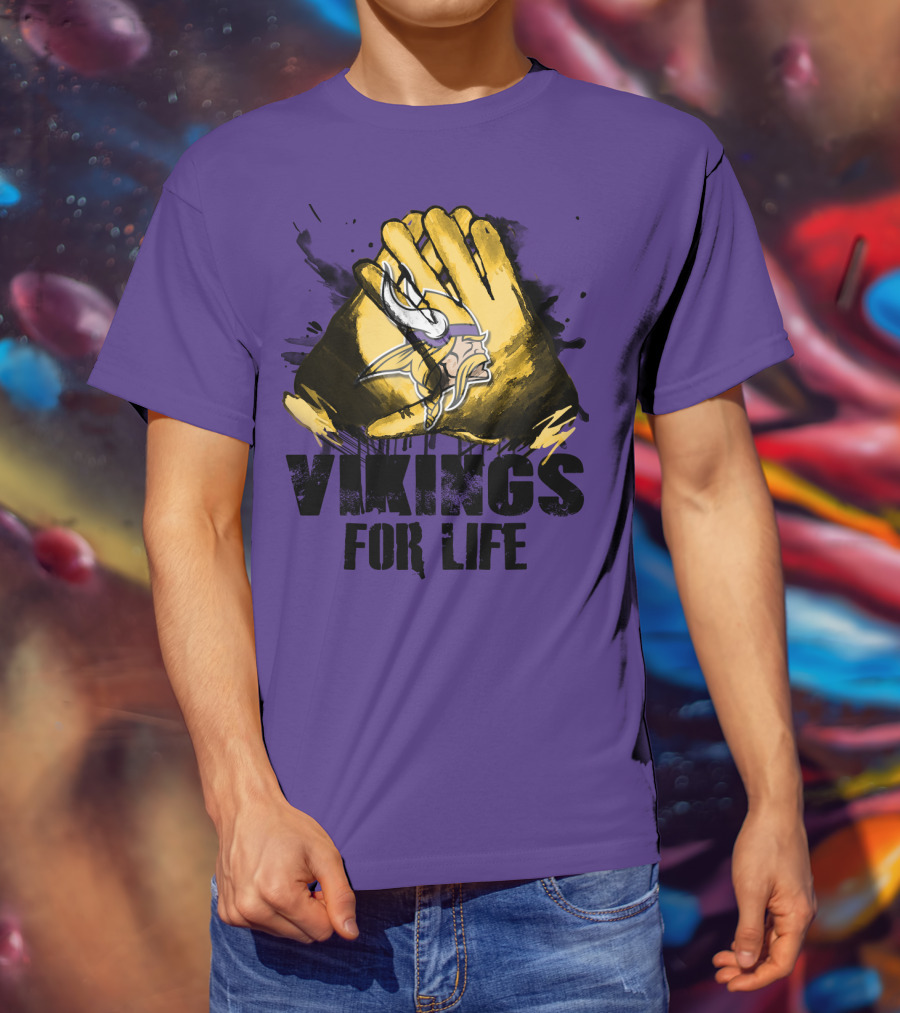 Vikings For Life Minnesota Vikings T-Shirt