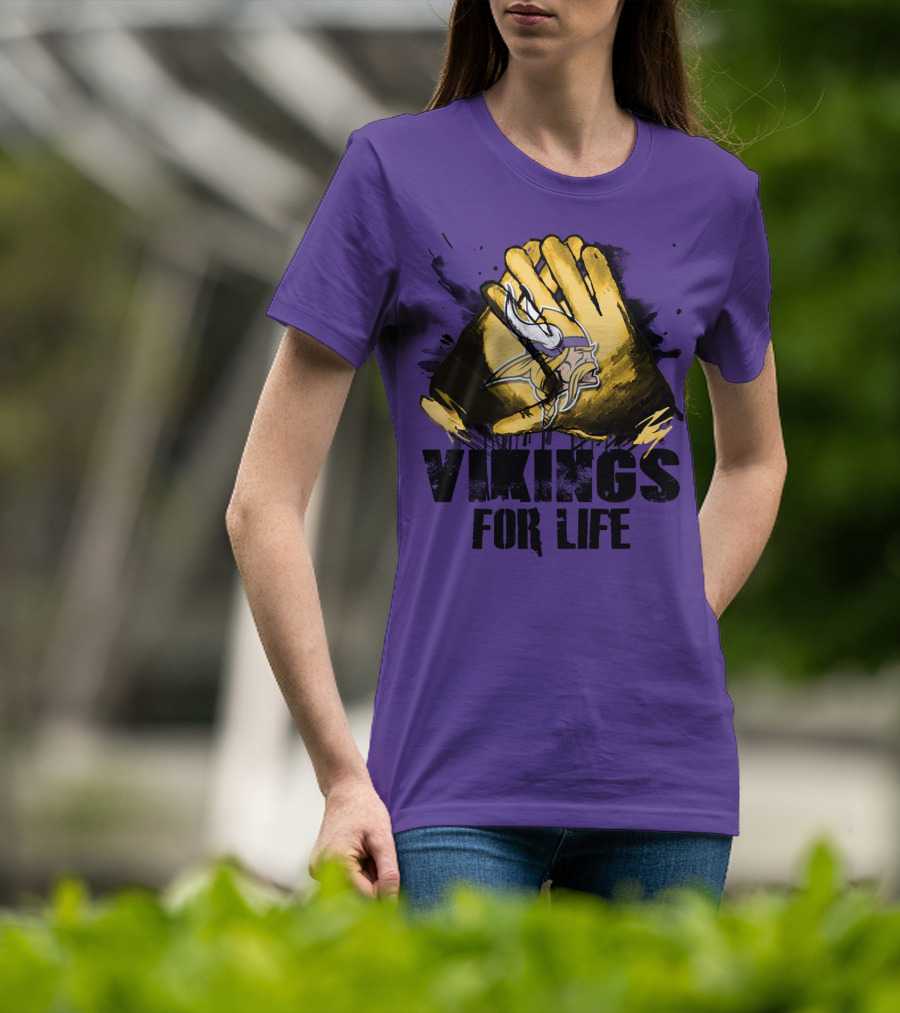Vikings For Life Minnesota Vikings T-Shirt