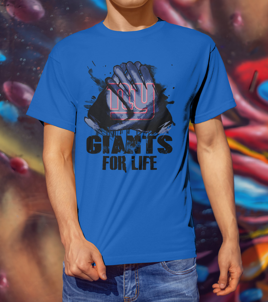 Newyork Giants For Life Ny Giants Fan Gear T-Shirt