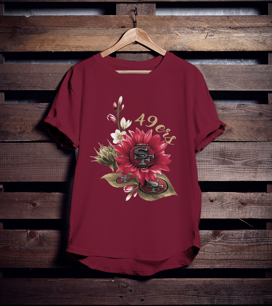 San Francisco 49ers Floral T-Shirt