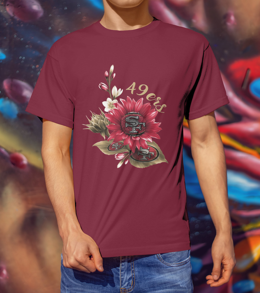 San Francisco 49ers Floral T-Shirt