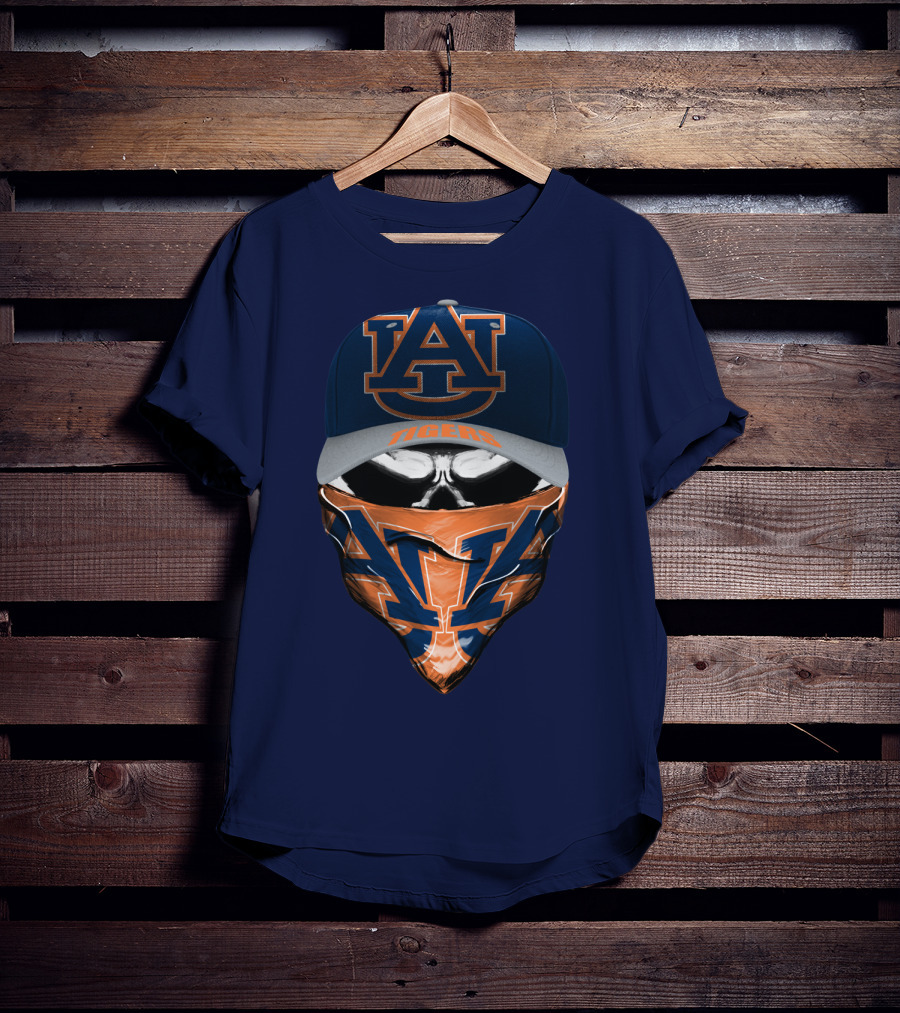 Auburn Tigers Au Logo Hat And Bandana Combo T-Shirt