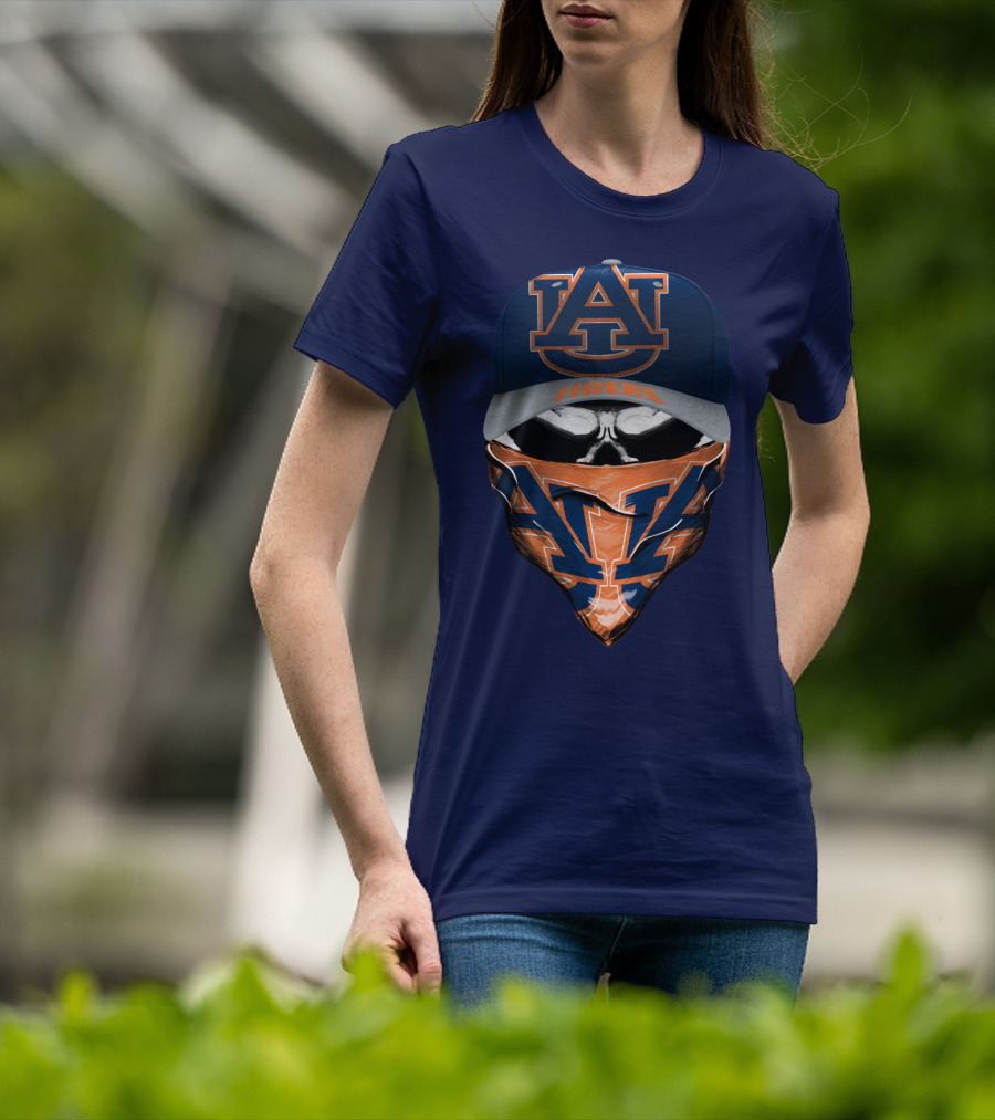 Auburn Tigers Au Logo Hat And Bandana Combo T-Shirt