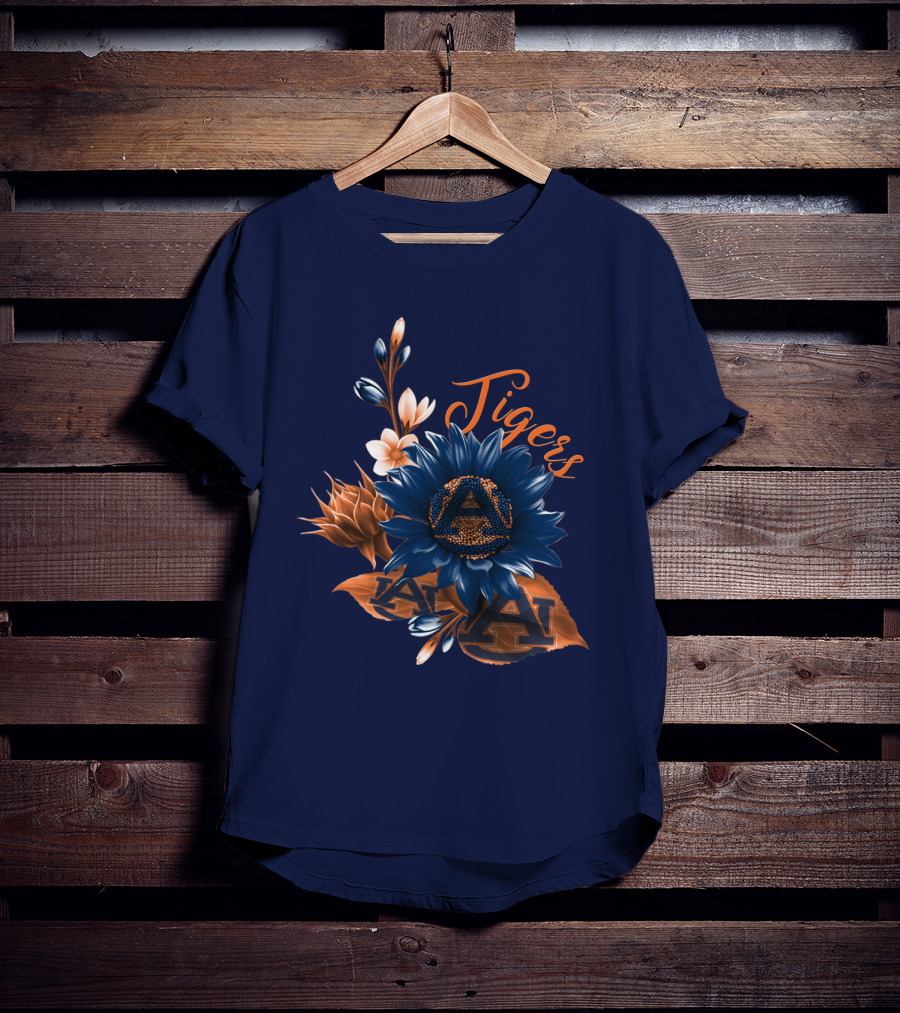 Auburn Tigers Floral T-Shirt