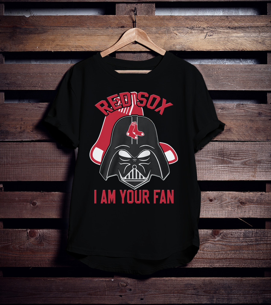Red Sox I Am Your Fan Darth Vader Baseball Tribute T-Shirt