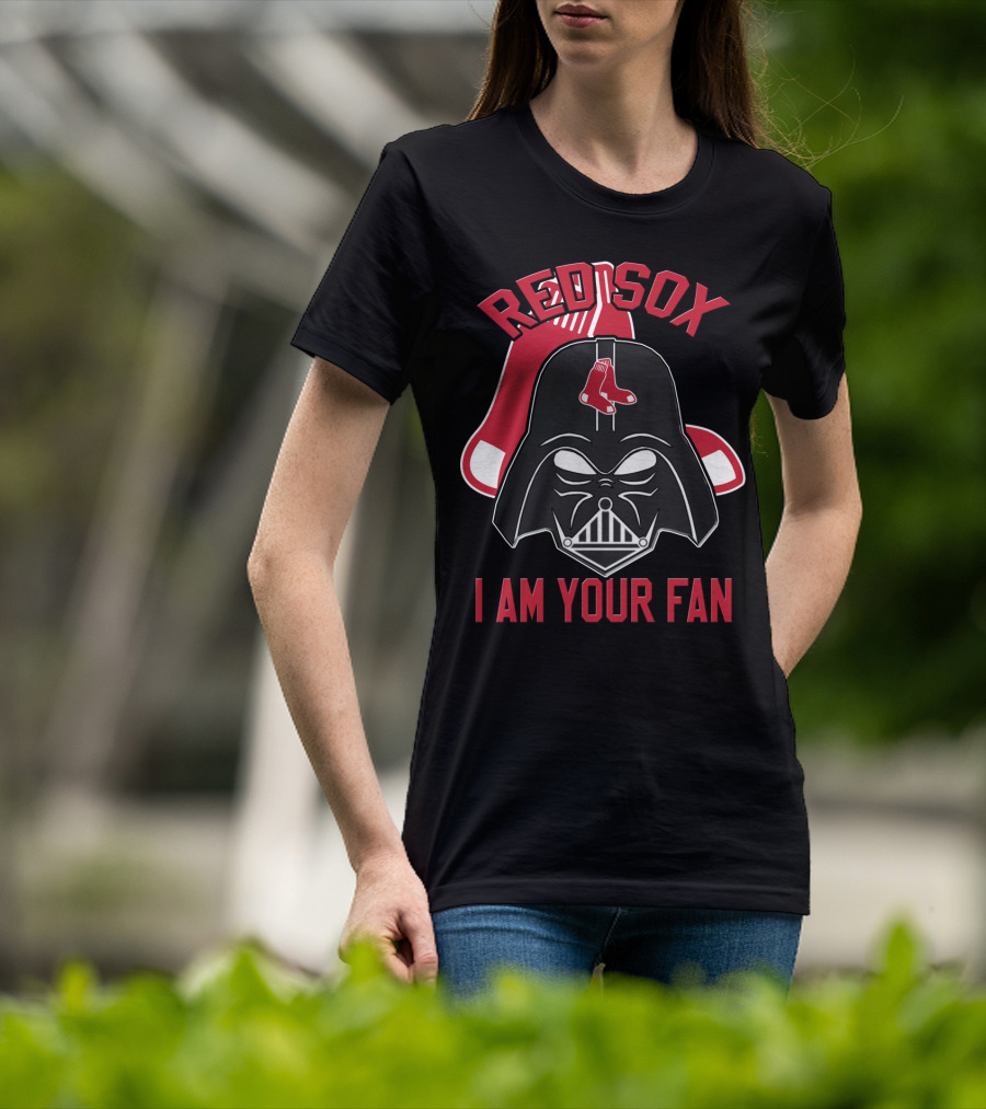Red Sox I Am Your Fan Darth Vader Baseball Tribute T-Shirt