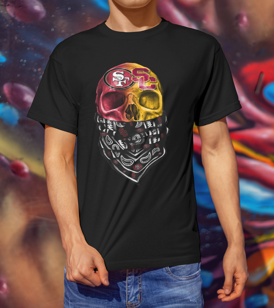 Sf Sc Skull Bandana T-Shirt