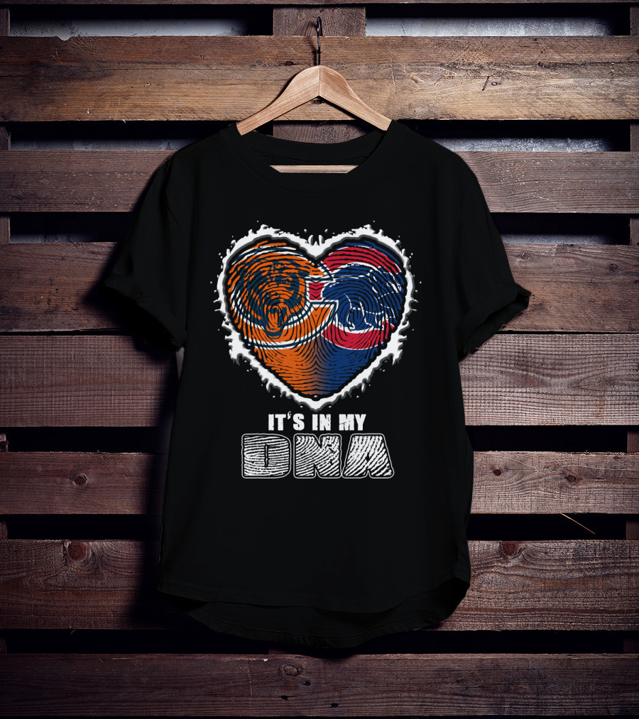 It's In My Dna Bears Cubs Heart T-Shirt