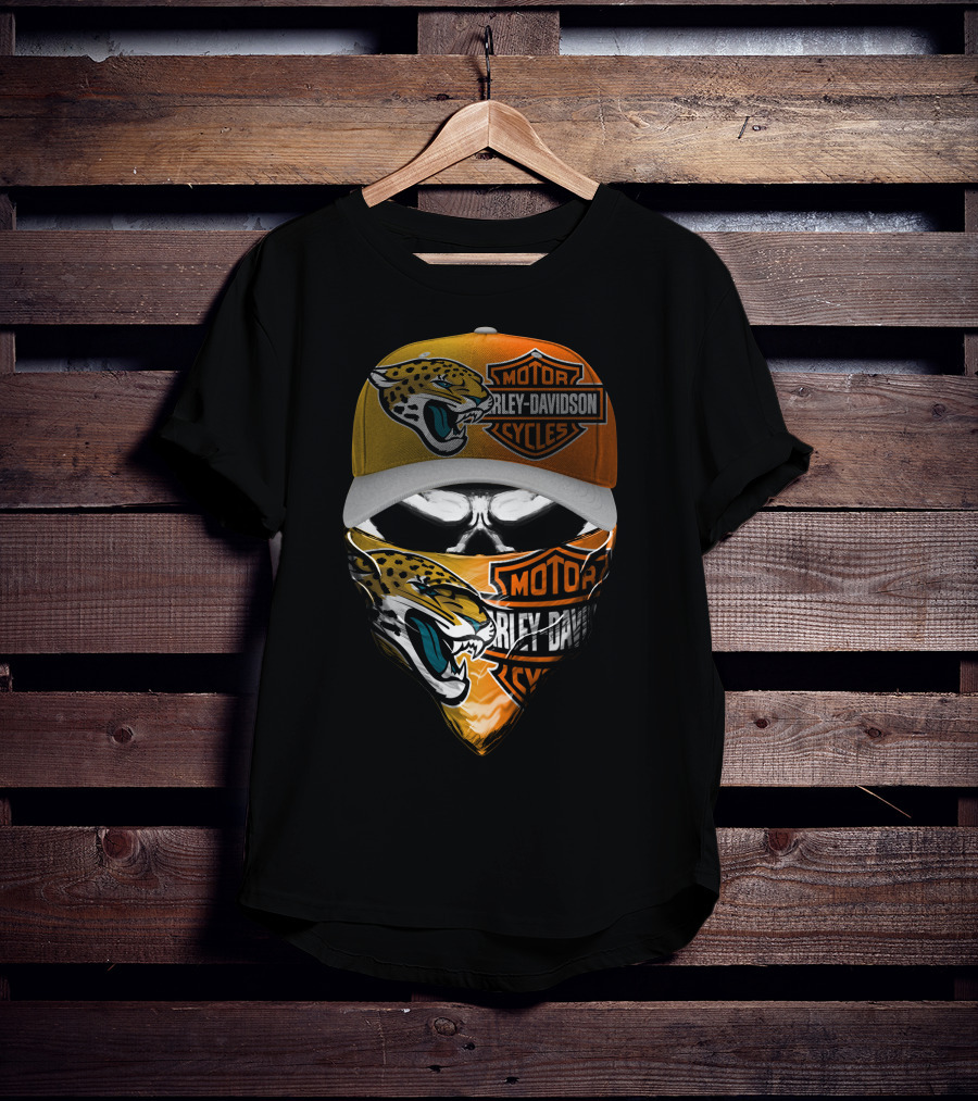 Jacksonville Jaguars Harley Davidson 15Hl Fusion T-Shirt