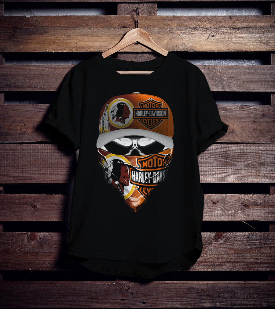 Harley Davidson Cycles Washington Redskins T-Shirt