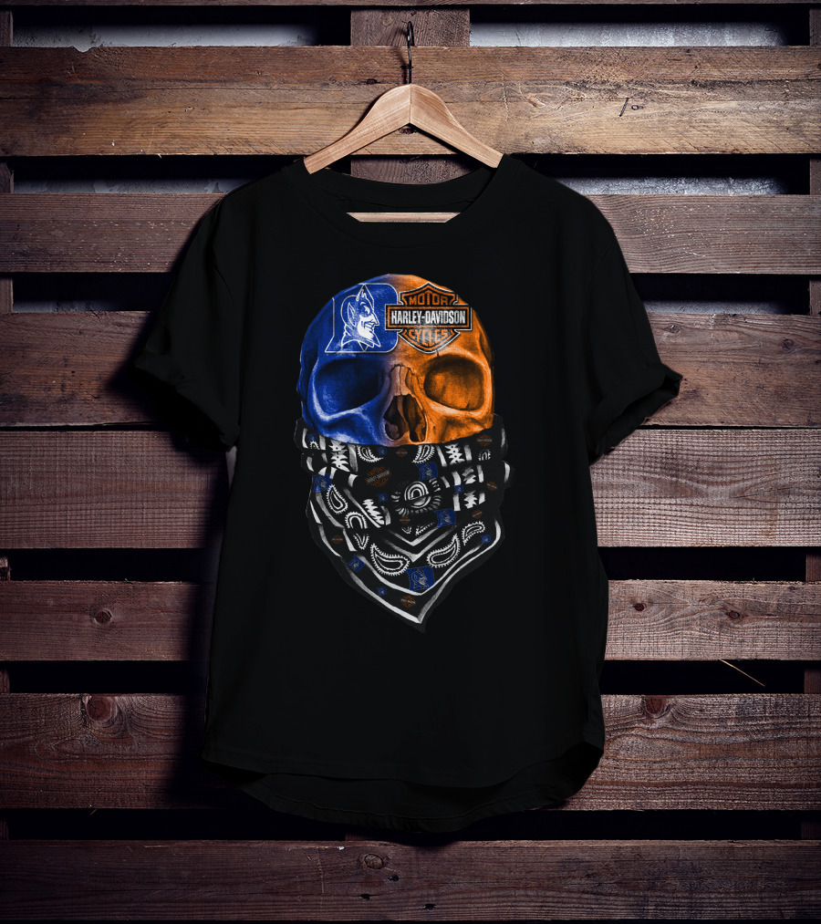 Harley Davidson Duke Skull Bandana T-Shirt