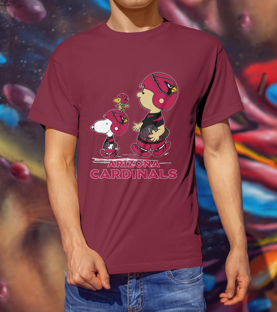 Arizona Cardinals Snpfootball Characters T-Shirt