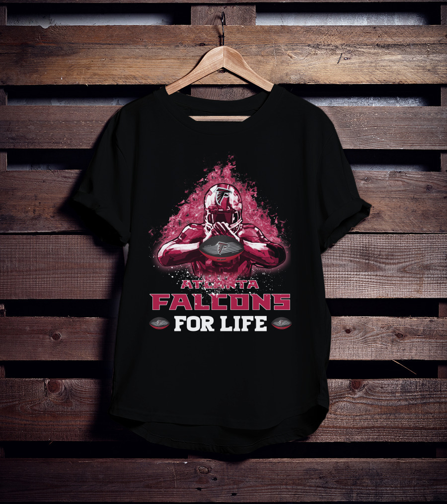 Atlanta Falcons For Life Football Player T-Shirt