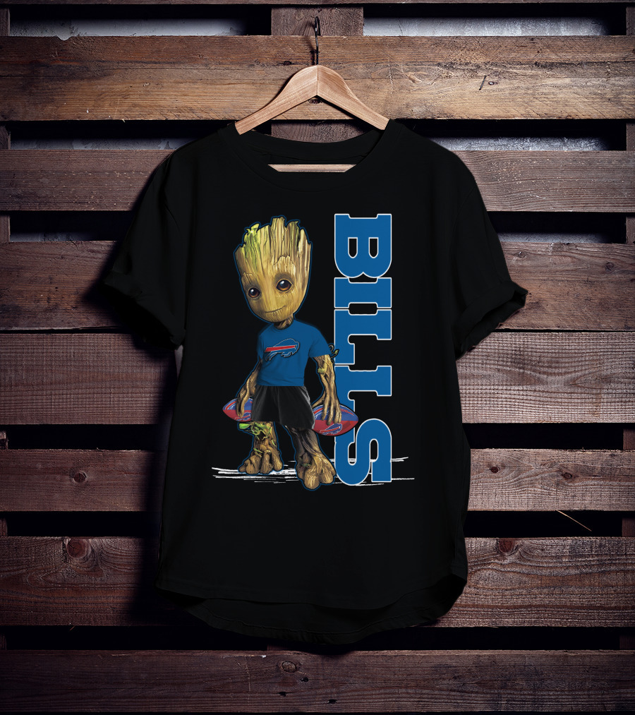 Groot Buffalo Bills NFL Guardians Of The Galaxy T-Shirt