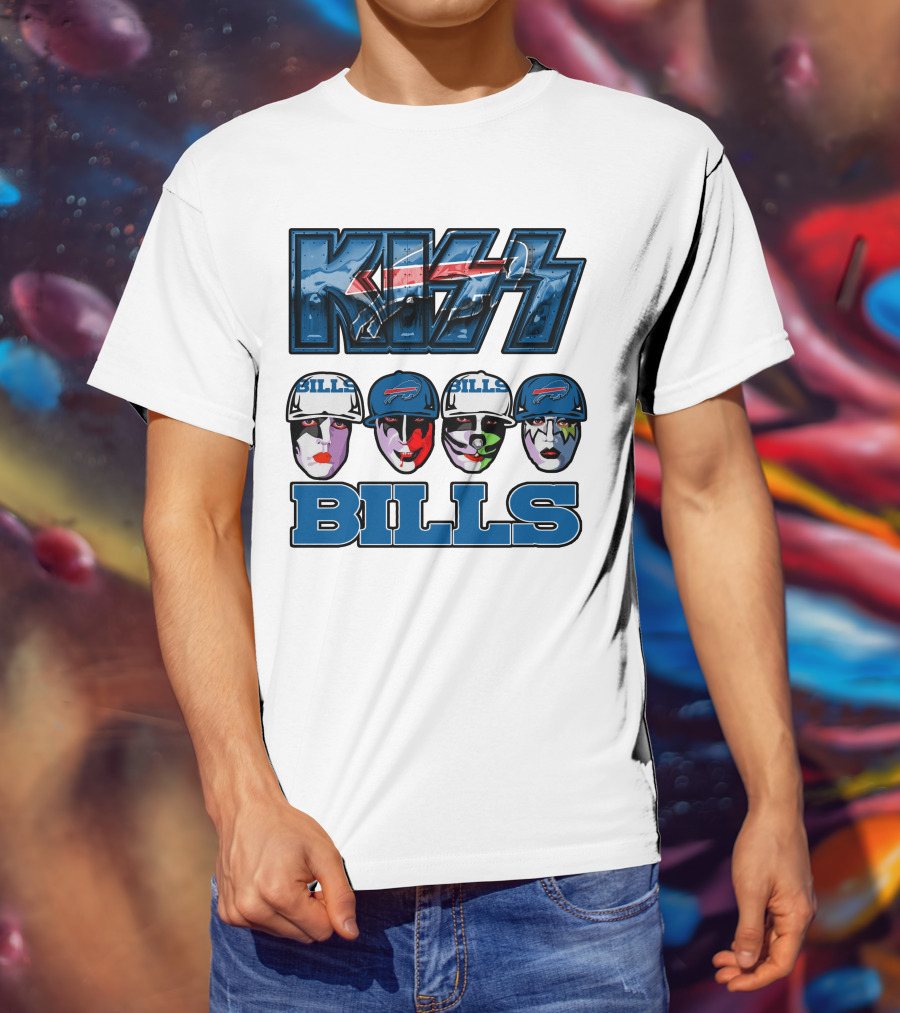 KISS Buffalo Bills Facepaint T-Shirt