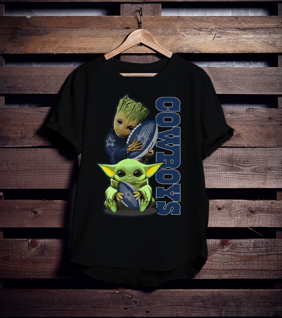 Cowboys Grzd Dallas Cowboys Football Featuring Popular Characters T-Shirt