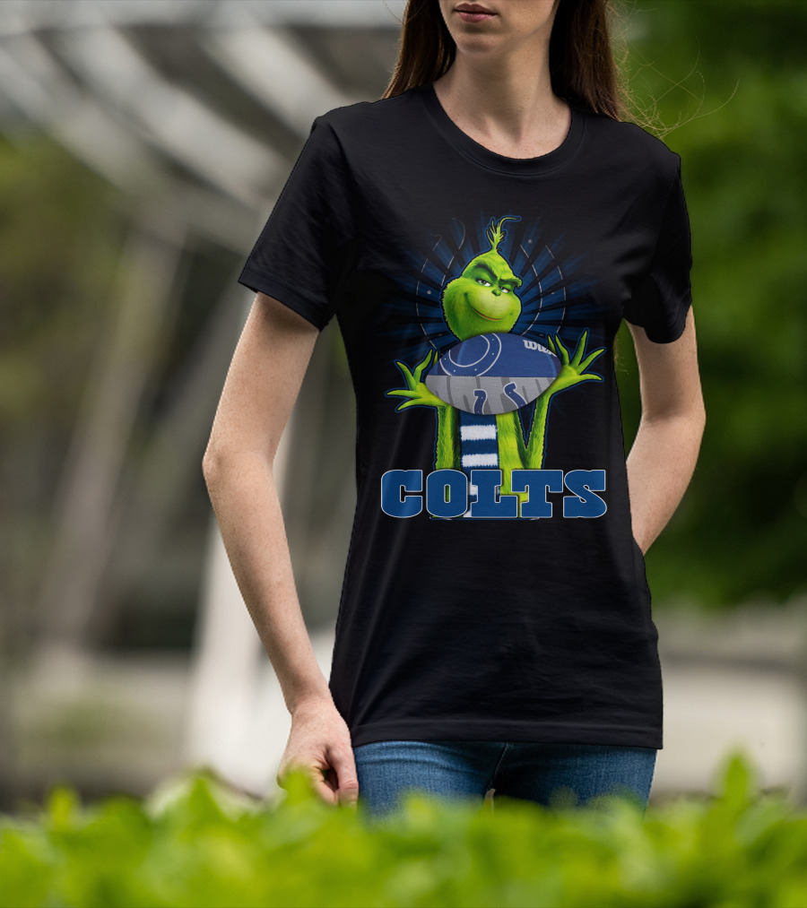 Grinch Indianapolis Colts Football T-Shirt