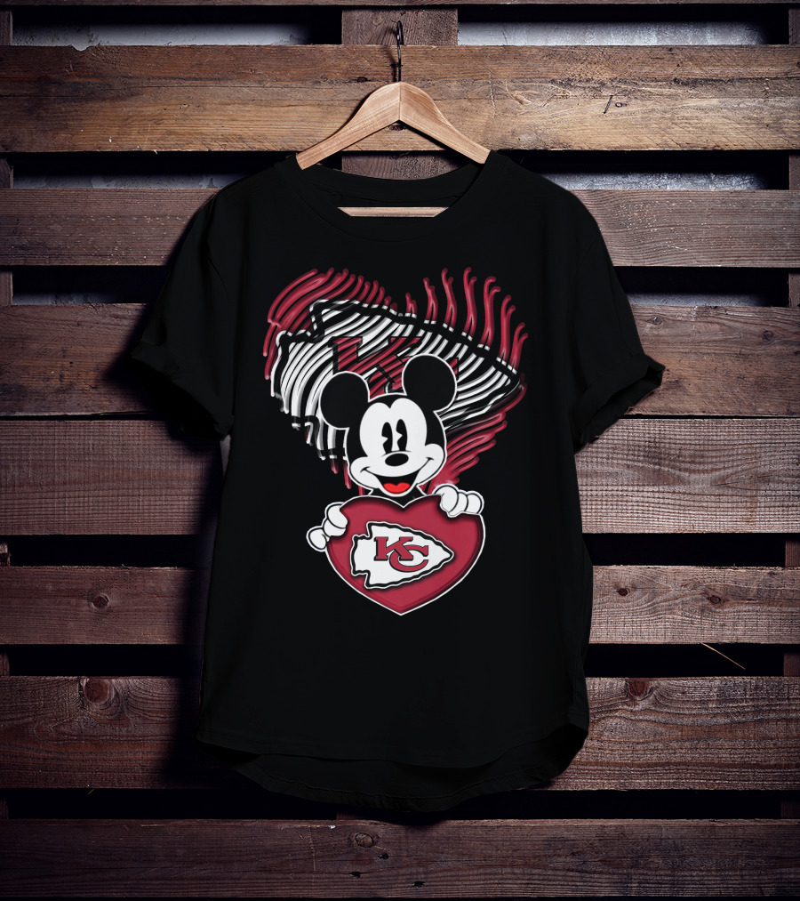 Mick Heart KC Kansas City Chiefs T-Shirt