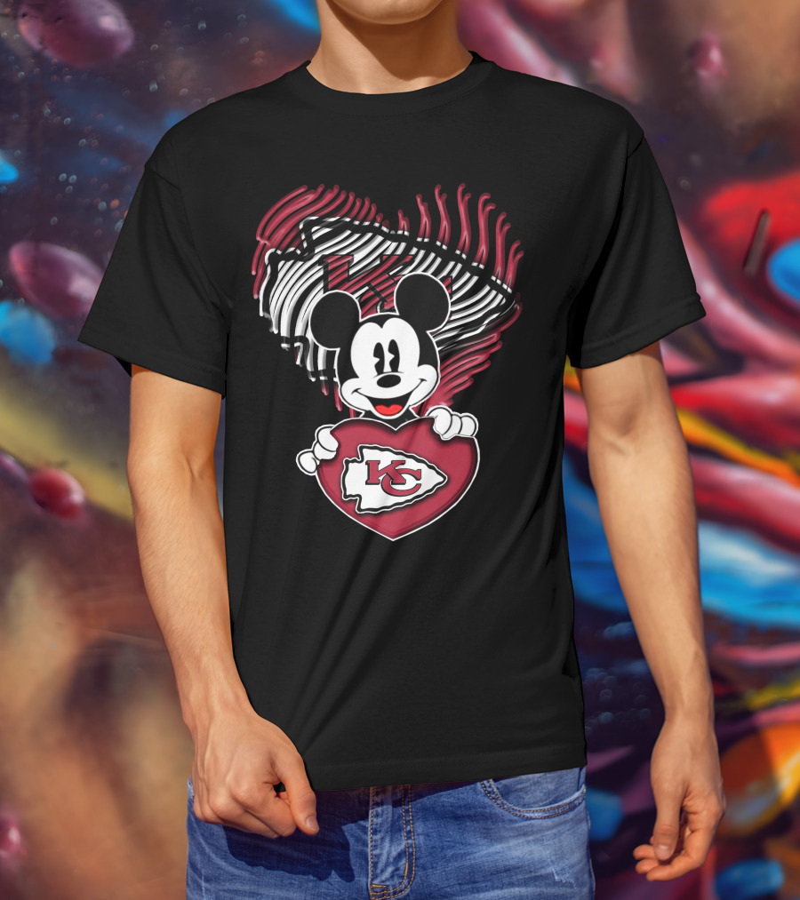 Mick Heart KC Kansas City Chiefs T-Shirt
