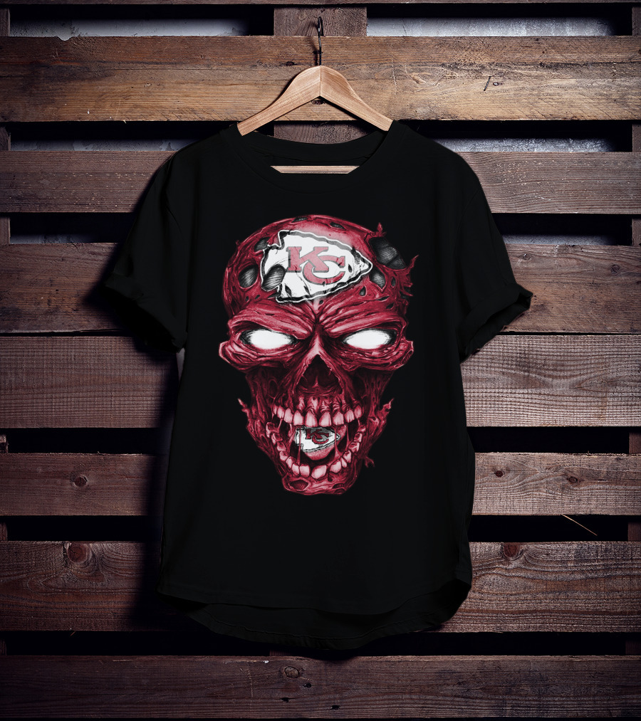Skull KC Chiefs T-Shirt