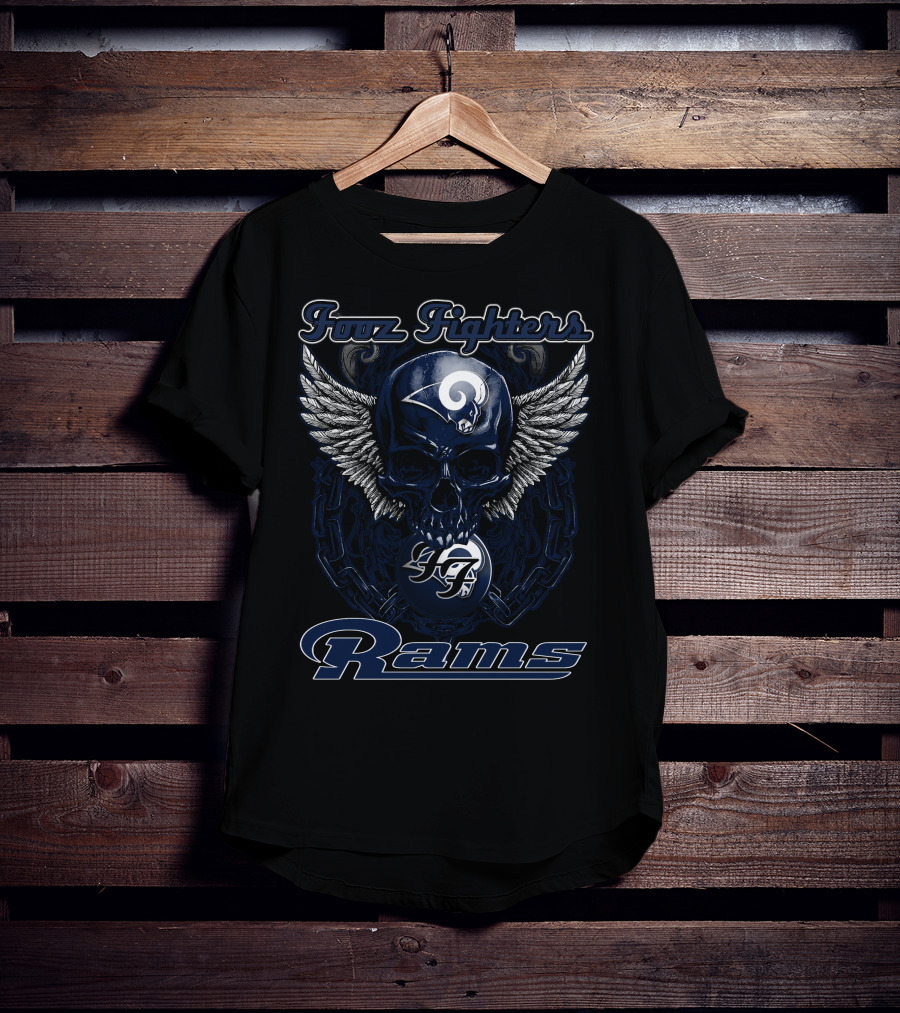 Foo Fighters Los Angeles Rams T-Shirt