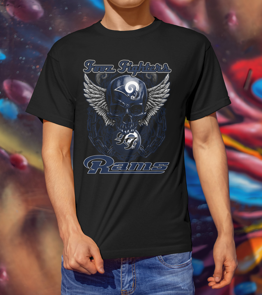 Foo Fighters Los Angeles Rams T-Shirt