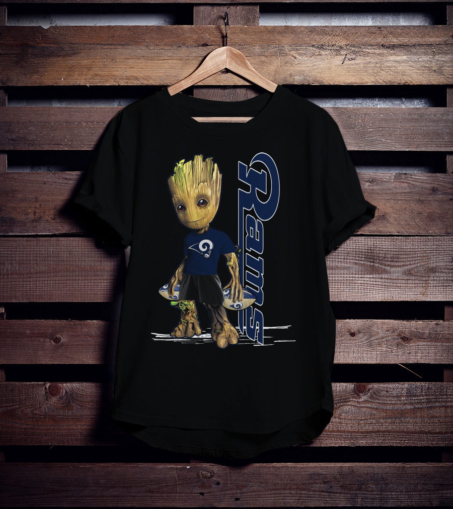 Groot Rams Los Angeles Football Fan T-Shirt