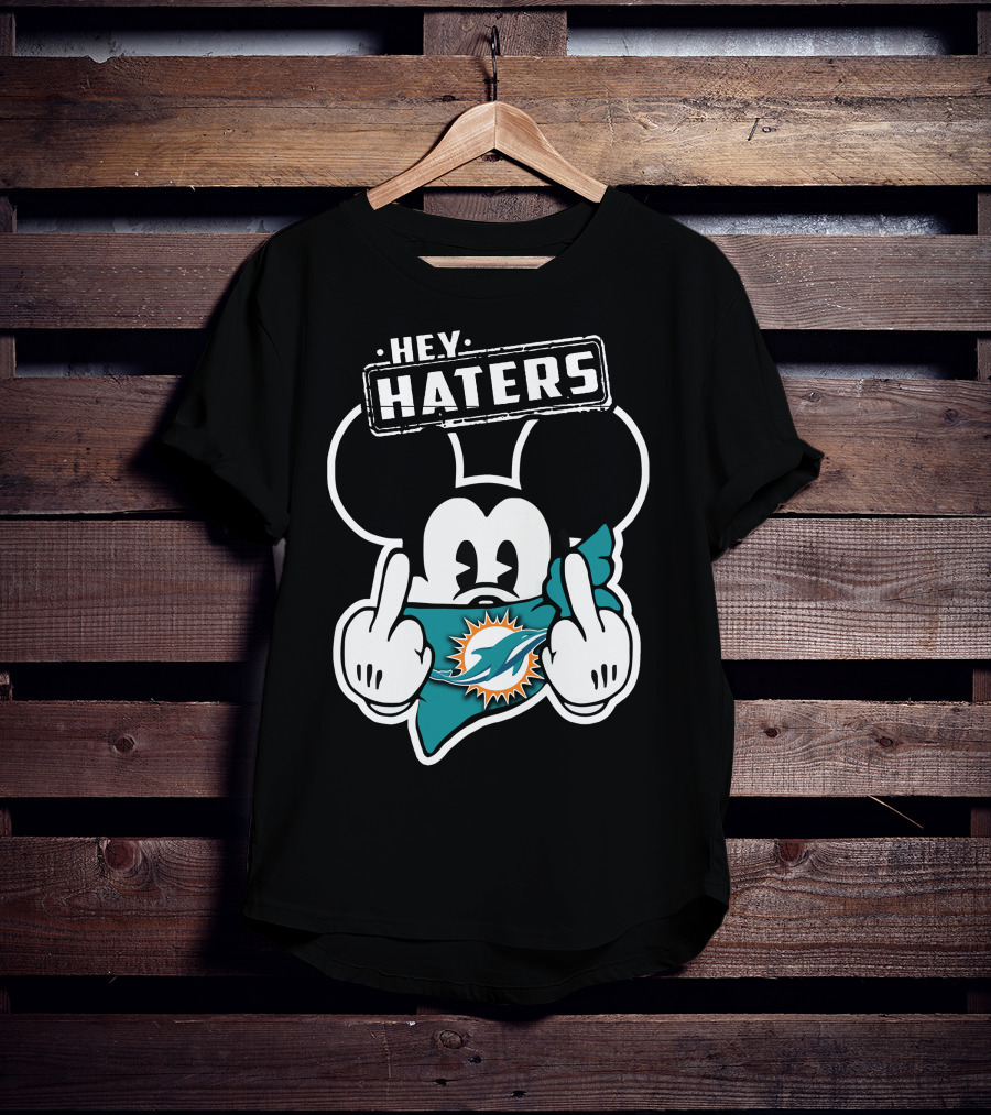 HEY HATERS Mick Miami Dolphins T-Shirt