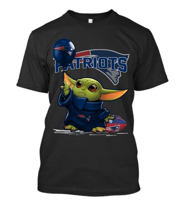 Yoda New England Patriots Football Balloon T-Shirt