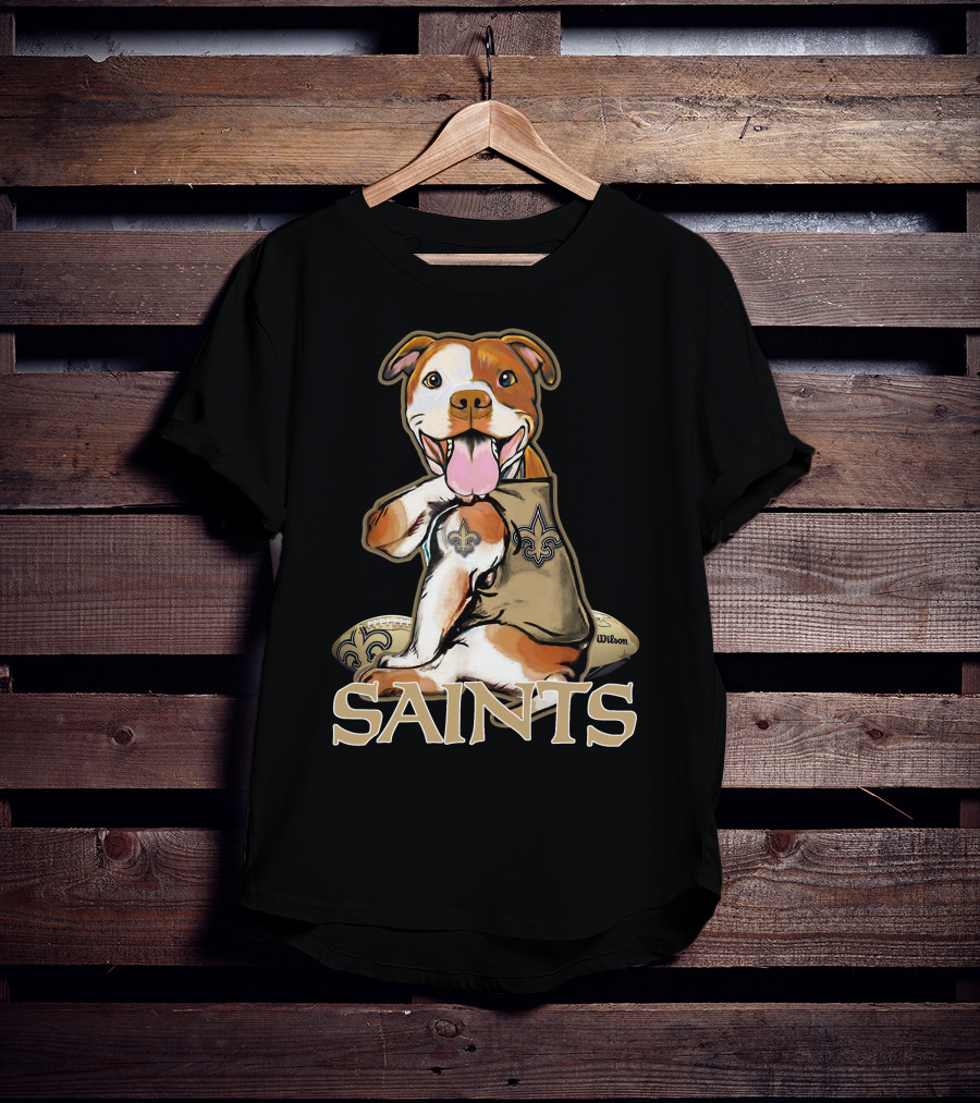 Pittbull Wilson Fleur-de-Lis Saints T-Shirt
