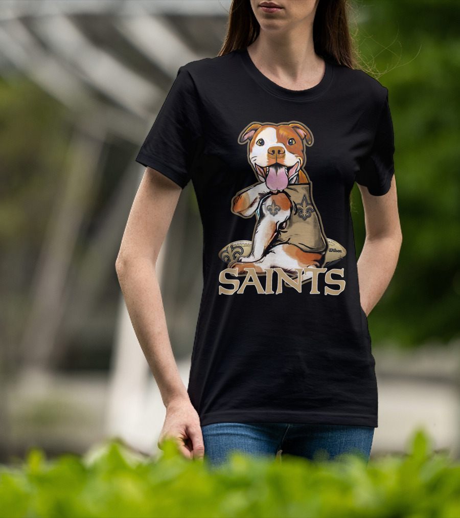 Pittbull Wilson Fleur-de-Lis Saints T-Shirt