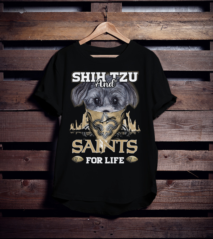 Shih Tzu And Saints For Life T-Shirt