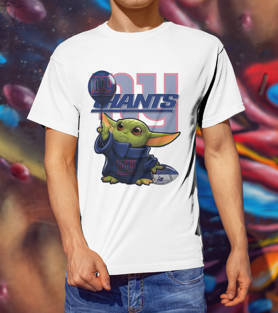 Yoda Giants Football Balloon Power Play T-Shirt