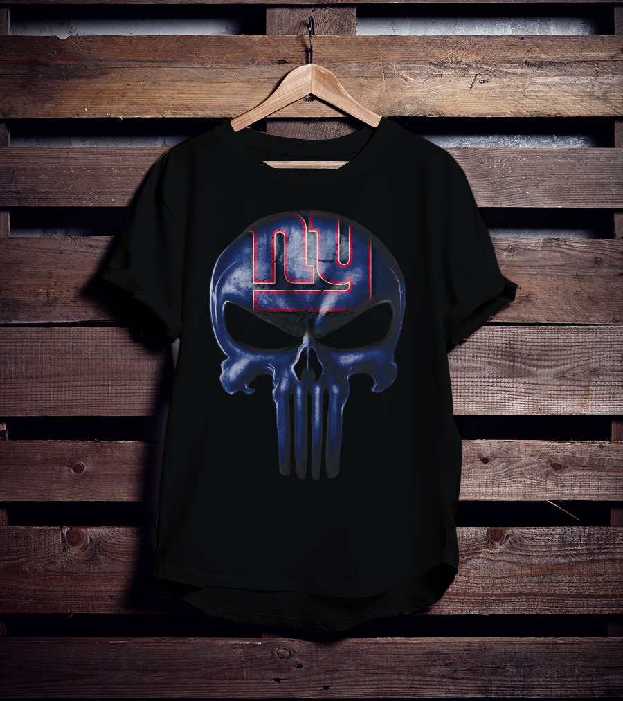 Skull Ny Giants Logo Mashup T-Shirt