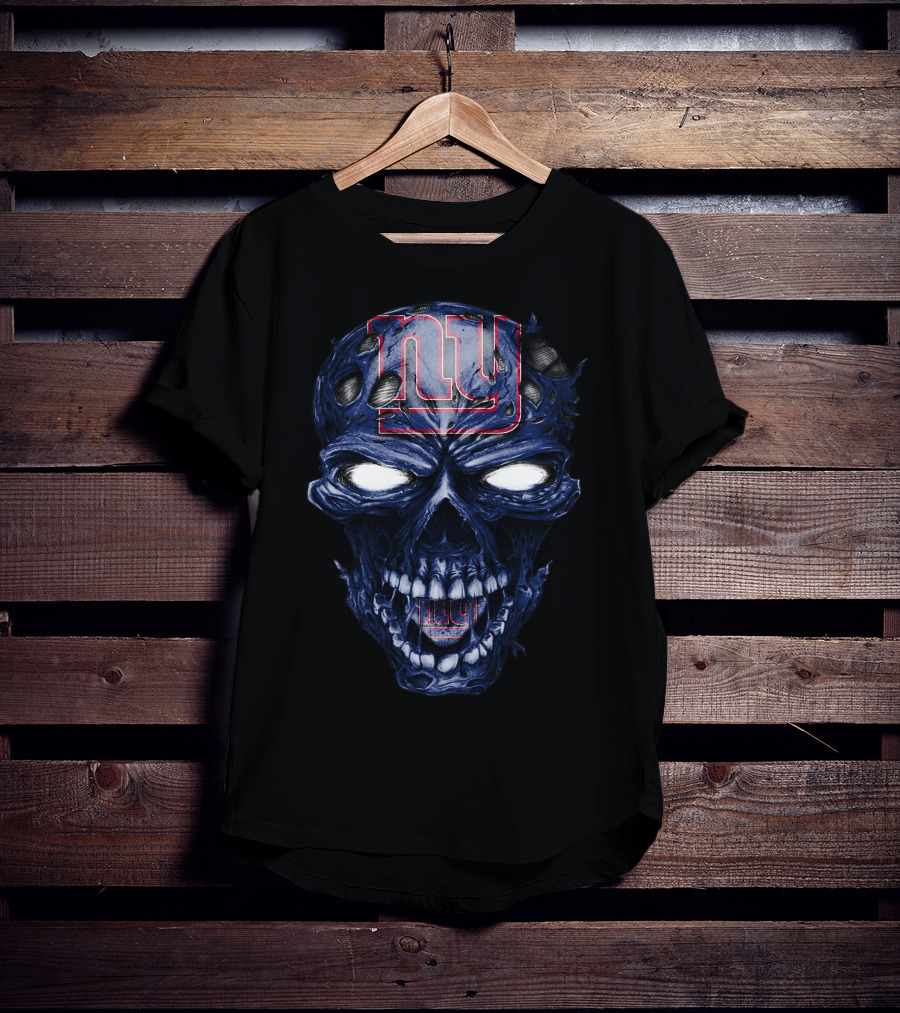 Skull V2 New York Giants NY T-Shirt