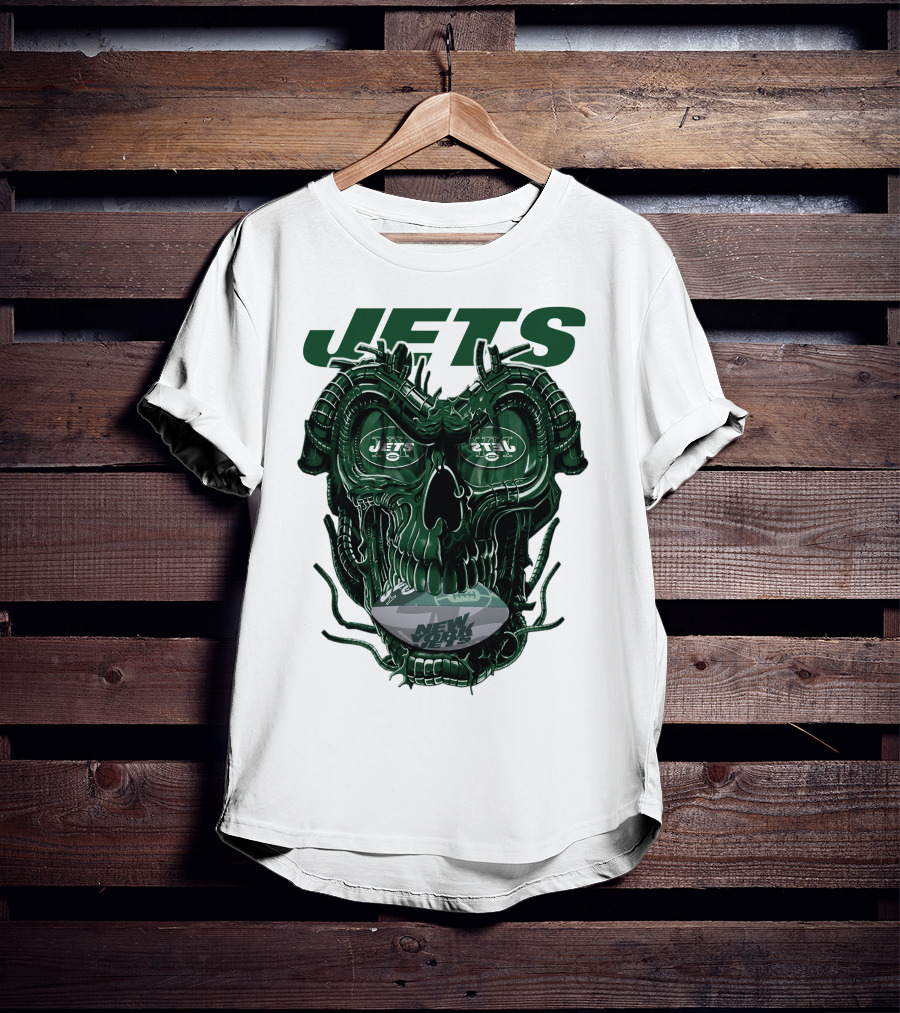 Jets Dragonskull New York Football T-Shirt