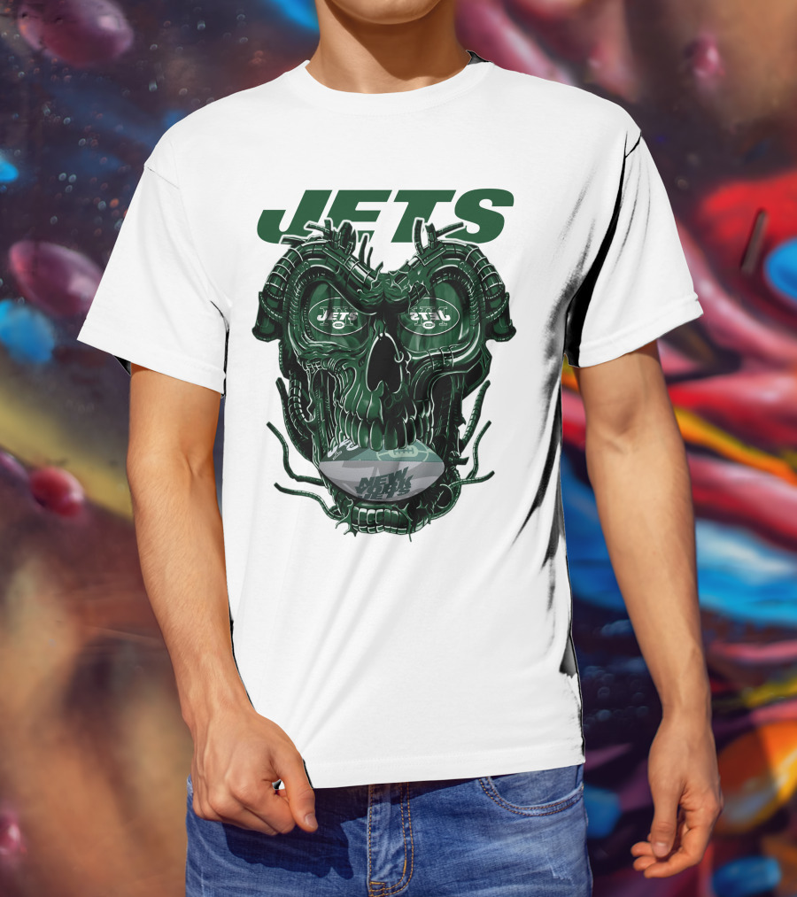 Jets Dragonskull New York Football T-Shirt