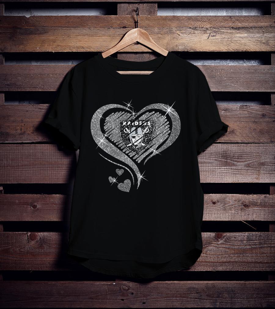 Heart Diamond Raiders Sparkling T-Shirt