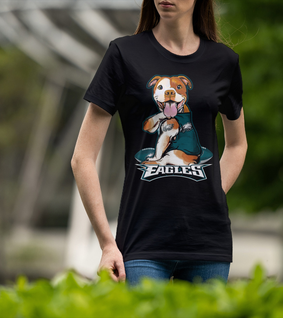 Pittbull Eagles Football Philadelphia T-Shirt