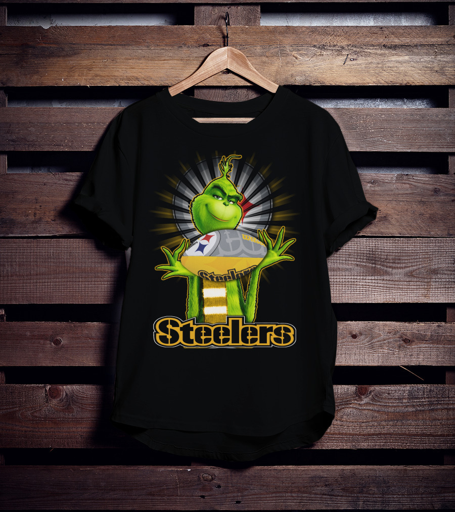 Grinch Steelers Football Fan T-Shirt