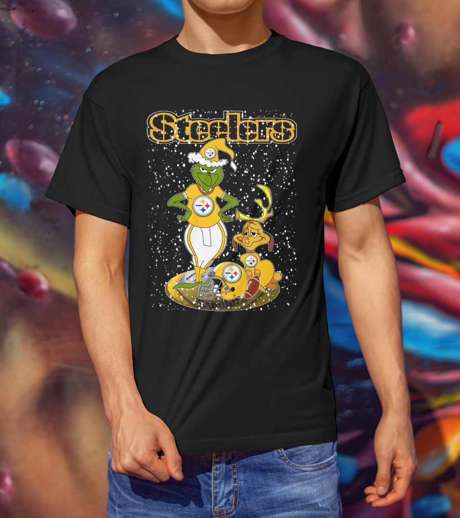 Steelers Grinchxmas Christmas Football T-Shirt