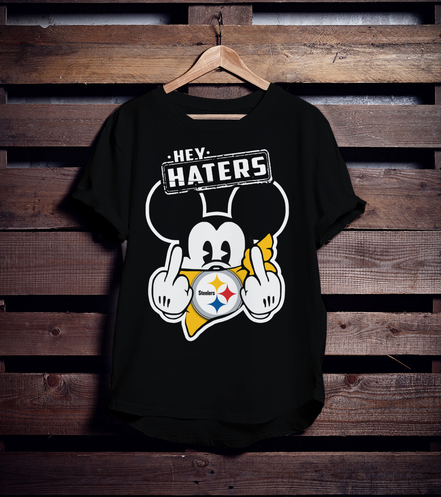 Hey Haters Mick V2 Pittsburgh Steelers T-Shirt