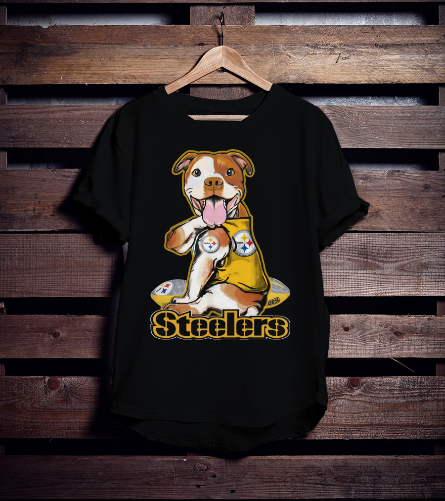 Steelers Pittbull Football Fan Appreciation T-Shirt