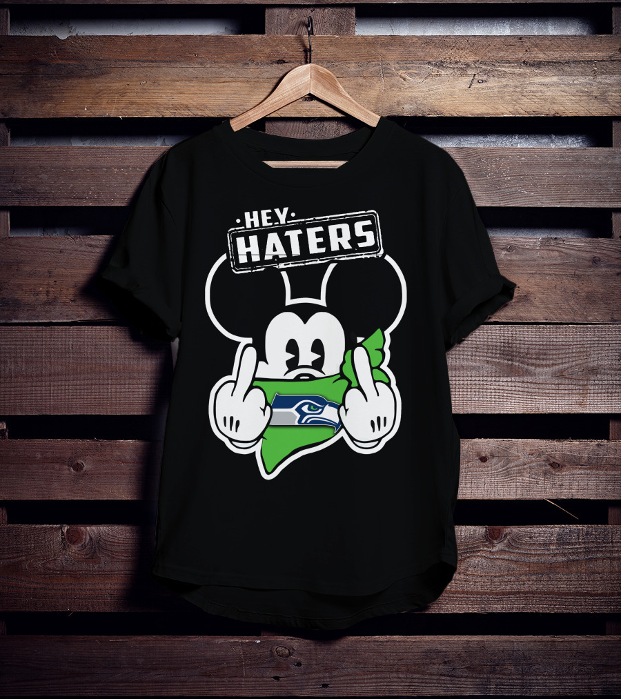 HEY HATERS Mick V2 Seattle Seahawks T-Shirt