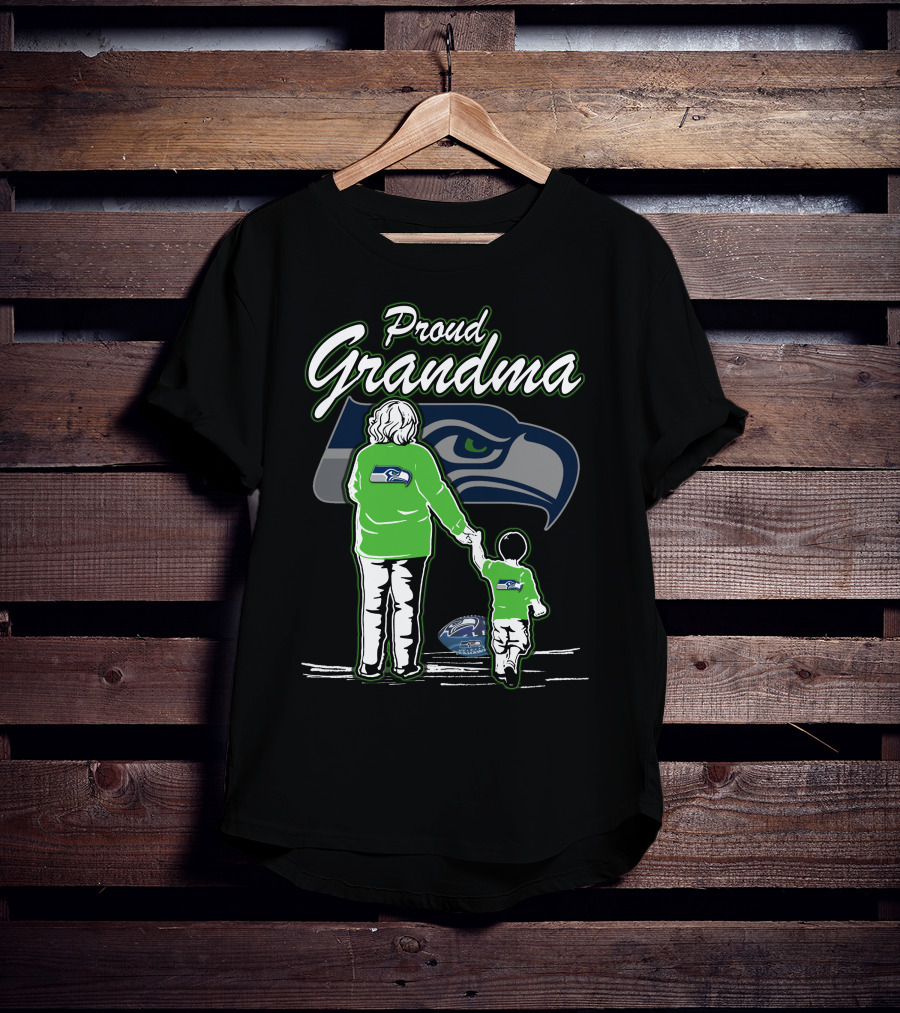 Proud Grandma Seattle Seahawks T-Shirt